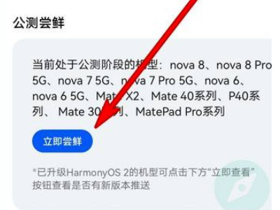 华为nova7如何升级鸿蒙系统第3步