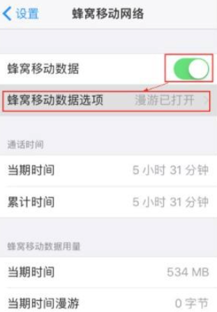 苹果ios14如何设置APN第2步